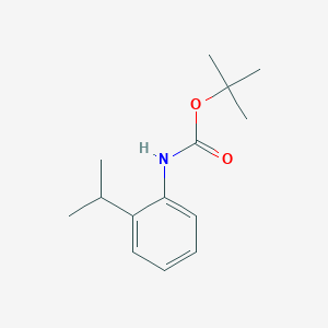 tert-Butyl (2-isopropylphenyl)carbamate chemical structure (CAS 406720-50-1)