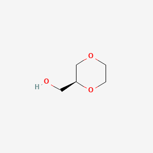 (S)-(1,4-Dioxan-2-yl)methanol chemical structure (CAS 406913-93-7)