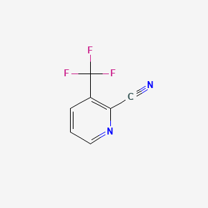 3-(Trifluoromethyl)picolinonitrile chemical structure (CAS 406933-21-9)