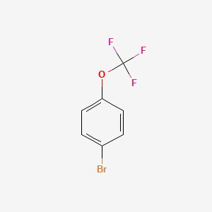 1-Bromo-4-(trifluoromethoxy)benzene chemical structure (CAS 407-14-7)