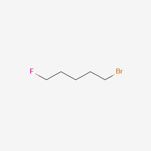 1-Bromo-5-fluoropentane chemical structure (CAS 407-97-6)