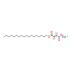 Sodium (E)-4-(octadecyloxy)-4-oxobut-2-enoate chemical structure (CAS 4070-80-8)