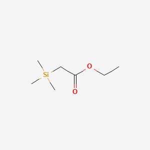 Ethyl 2-(trimethylsilyl)acetate chemical structure (CAS 4071-88-9)