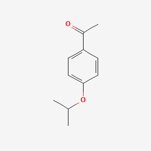 1-(4-Isopropoxyphenyl)ethanone chemical structure (CAS 4074-51-5)