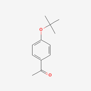1-(4-(tert-Butoxy)phenyl)ethan-1-one chemical structure (CAS 4074-63-9)