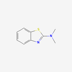 N,N-DImethyl-2-Benzothiazolamine chemical structure (CAS 4074-74-2)