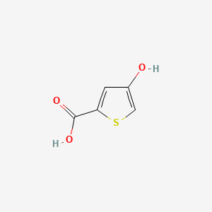 4-Hydroxythiophene-2-carboxylic acid chemical structure (CAS 40748-90-1)