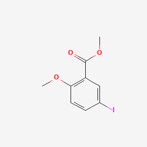 Methyl 5-iodo-2-methoxybenzoate chemical structure (CAS 40757-09-3)