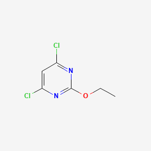 2-Ethoxy-4,6-dichloropyrimidine chemical structure (CAS 40758-65-4)