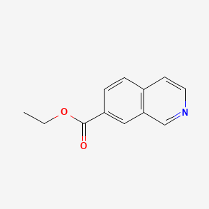 Ethyl isoquinoline-7-carboxylate chemical structure (CAS 407623-83-0)