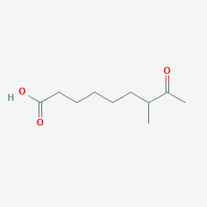 7-Methyl-8-oxononanoic acid chemical structure (CAS 407627-97-8)