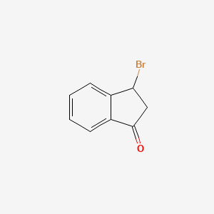 3-Bromo-1-indanone chemical structure (CAS 40774-41-2)