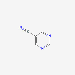 5-Pyrimidinecarbonitrile chemical structure (CAS 40805-79-6)
