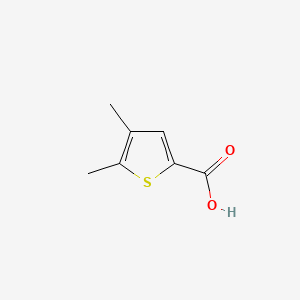 4,5-Dimethylthiophene-2-carboxylic acid chemical structure (CAS 40808-24-0)