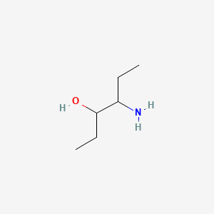 4-Aminohexan-3-ol chemical structure (CAS 40818-63-1)