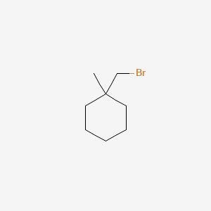 1-(Bromomethyl)-1-methylcyclohexane chemical structure (CAS 408307-48-2)