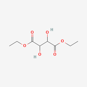 Diethyl 2,3-dihydroxysuccinate chemical structure (CAS 408332-88-7)