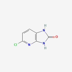 5-Chloro-1H-imidazo[4,5-b]pyridin-2(3H)-one chemical structure (CAS 40851-98-7)