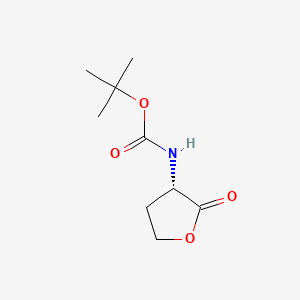Boc-L-Homoserine lactone chemical structure (CAS 40856-59-5)