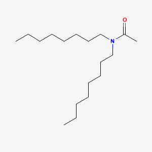 N,N-DIoctylacetamide chemical structure (CAS 4088-41-9)