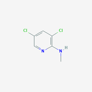 3,5-Dichloro-N-methylpyridin-2-amine chemical structure (CAS 4088-62-4)