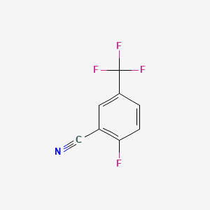 2-Fluoro-5-trifluoromethylbenzonitrile chemical structure (CAS 4088-84-0)