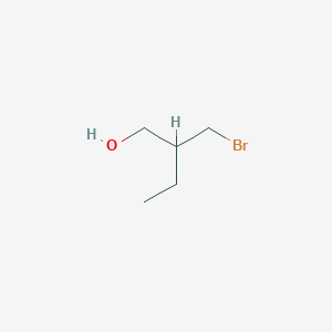 2-(Bromomethyl)butan-1-ol chemical structure (CAS 40893-97-8)
