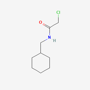 2-Chloro-N-(cyclohexylmethyl)acetamide chemical structure (CAS 40914-11-2)