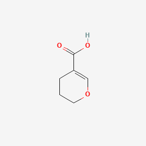 3,4-Dihydro-2H-pyran-5-carboxylic acid chemical structure (CAS 40915-37-5)
