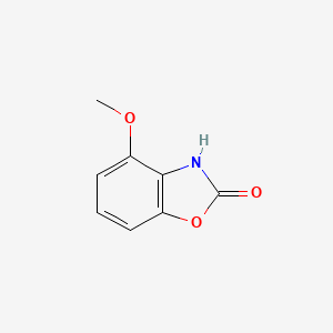 4-Methoxybenzo[d]oxazol-2(3H)-one chemical structure (CAS 40925-62-0)