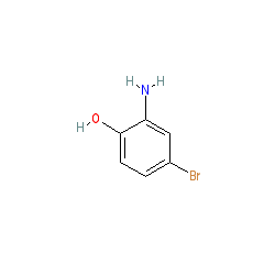 2-Amino-4-bromophenol chemical structure (CAS 40925-68-6)