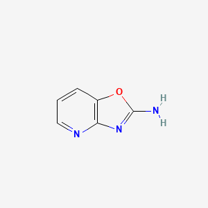 Oxazolo[4,5-b]pyridin-2-amine chemical structure (CAS 40926-66-7)