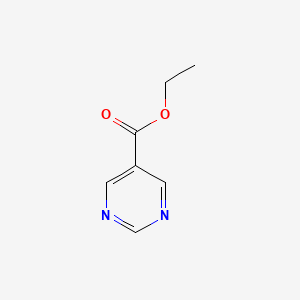 Ethyl pyrimidine-5-carboxylate chemical structure (CAS 40929-50-8)