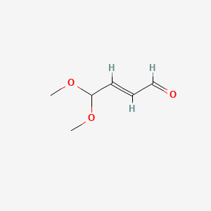 Fumaraldehydemono(dimethylacetal) chemical structure (CAS 4093-49-6)
