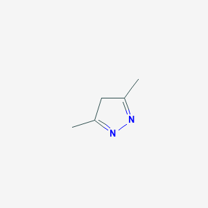 3,5-Dimethyl-4H-pyrazole chemical structure (CAS 409320-89-4)