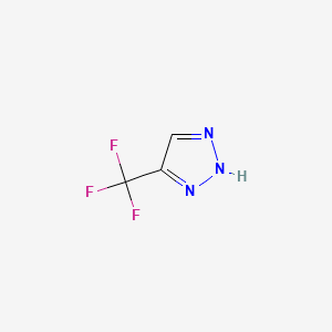 5-(Trifluoromethyl)-1H-1,2,3-triazole chemical structure (CAS 40964-54-3)