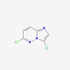 3,6-Dichloroimidazo[1,2-b]pyridazine chemical structure (CAS 40972-42-7)