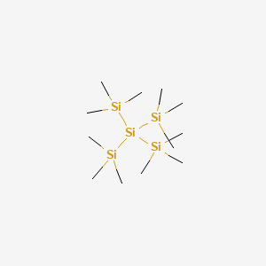 Tetrakis(trimethylsilyl)silane chemical structure (CAS 4098-98-0)