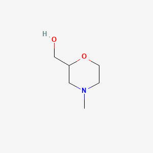 (4-Methyl-2-morpholinyl)methanol chemical structure (CAS 40987-46-0)