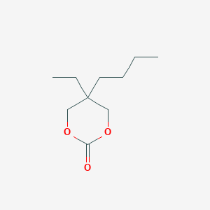 5-Butyl-5-ethyl-1,3-dioxan-2-one chemical structure (CAS 40998-16-1)