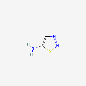 1,2,3-Thiadiazol-5-amine chemical structure (CAS 4100-41-8)