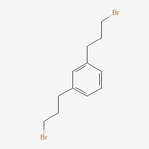 1,3-Bis(3,bromopropyl)benzene chemical structure (CAS 41009-86-3)