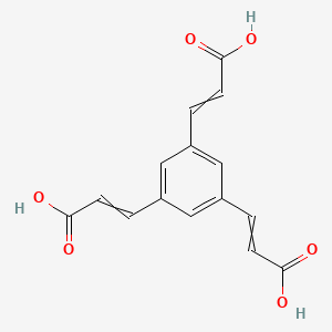 3,3',3''-(Benzene-1,3,5-triyl)triacrylic acid chemical structure (CAS 41009-88-5)