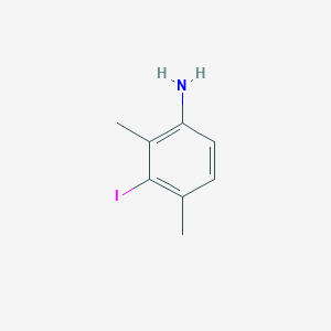 3-Iodo-2,4-dimethylaniline chemical structure (CAS 4102-51-6)
