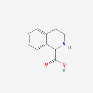 1,2,3,4-Tetrahydroisoquinoline-1-carboxylic acid chemical structure (CAS 41034-52-0)