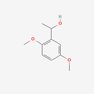 1-(2,5-Dimethoxyphenyl)ethanol chemical structure (CAS 41038-40-8)