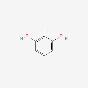 2-Iodobenzene-1,3-diol chemical structure (CAS 41046-67-7)