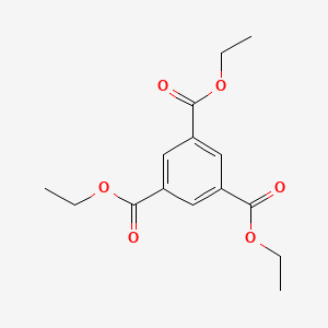 Triethyl benzene-1,3,5-tricarboxylate chemical structure (CAS 4105-92-4)