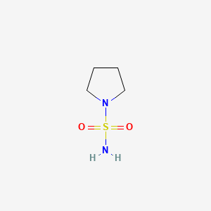 Pyrrolidine-1-sulfonamide chemical structure (CAS 4108-88-7)