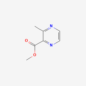 Methyl 3-methylpyrazine-2-carboxylate chemical structure (CAS 41110-29-6)